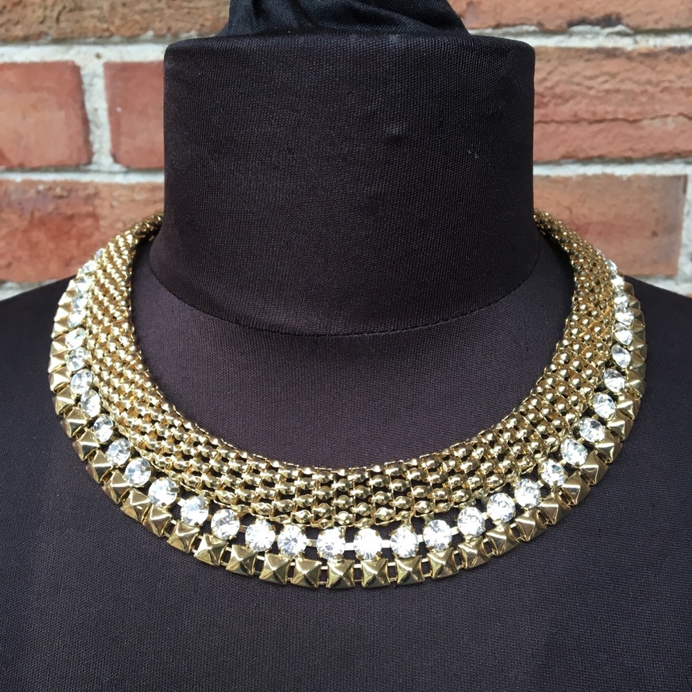 RJ Graziano Cleopatra Collar Statement Necklace